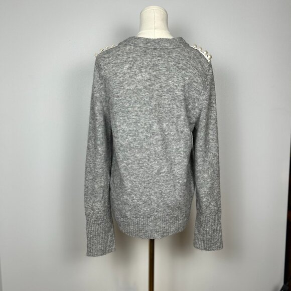 3.1 Phillip Lim Lofty Pearl Embellished Sweater Size US Small - Picture 2 of 7
